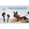 Pet Grooming Cleaning Tool 2 In 1 Pet Shedding Tool Combining Open Knot Hair Removal Hair Comb Hair Removal Comb For Cats Dogs