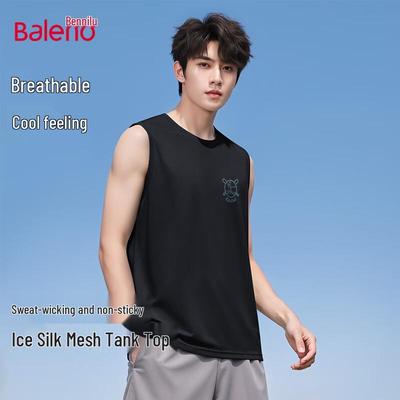 Baleno Men's Summer Breathable Loose-Fit Tank Top