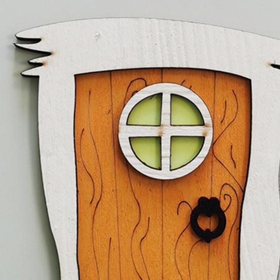 Safe Fairy Tale Door Glow In Night Miniature DIY Decoration
