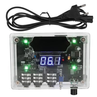 Transparent Tattoo Power Supply 7 Color Digital Display Tattoo Power Source for Tattoo Machine
