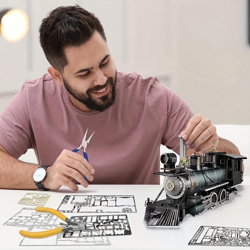 

Piececool Puzzle 3D Metal Mogul Train Assembly Model Building Kit