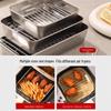 304 Stainless Steel Skewer Rack & Baking Pan for Air Fryer/Oven