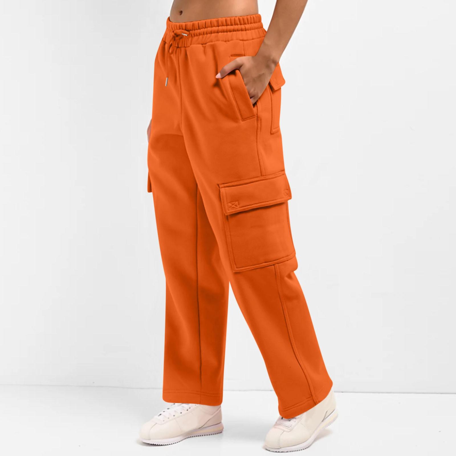 

Women s High Waisted Wide Legs Pants Casual Drawstring Pants Joggers With Pockets M