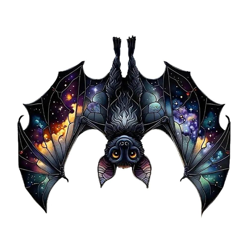 Imitation Stained Glass Style Acrylic Bat Suncatcher Contemporary Bat Hanger Pendant  Window Panel