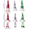 2025 Christmas Faceless Doll Gnome Ornaments Led Light Plush Knitting Crafts Tree Pendant Christmas Decorations For Kids Gift