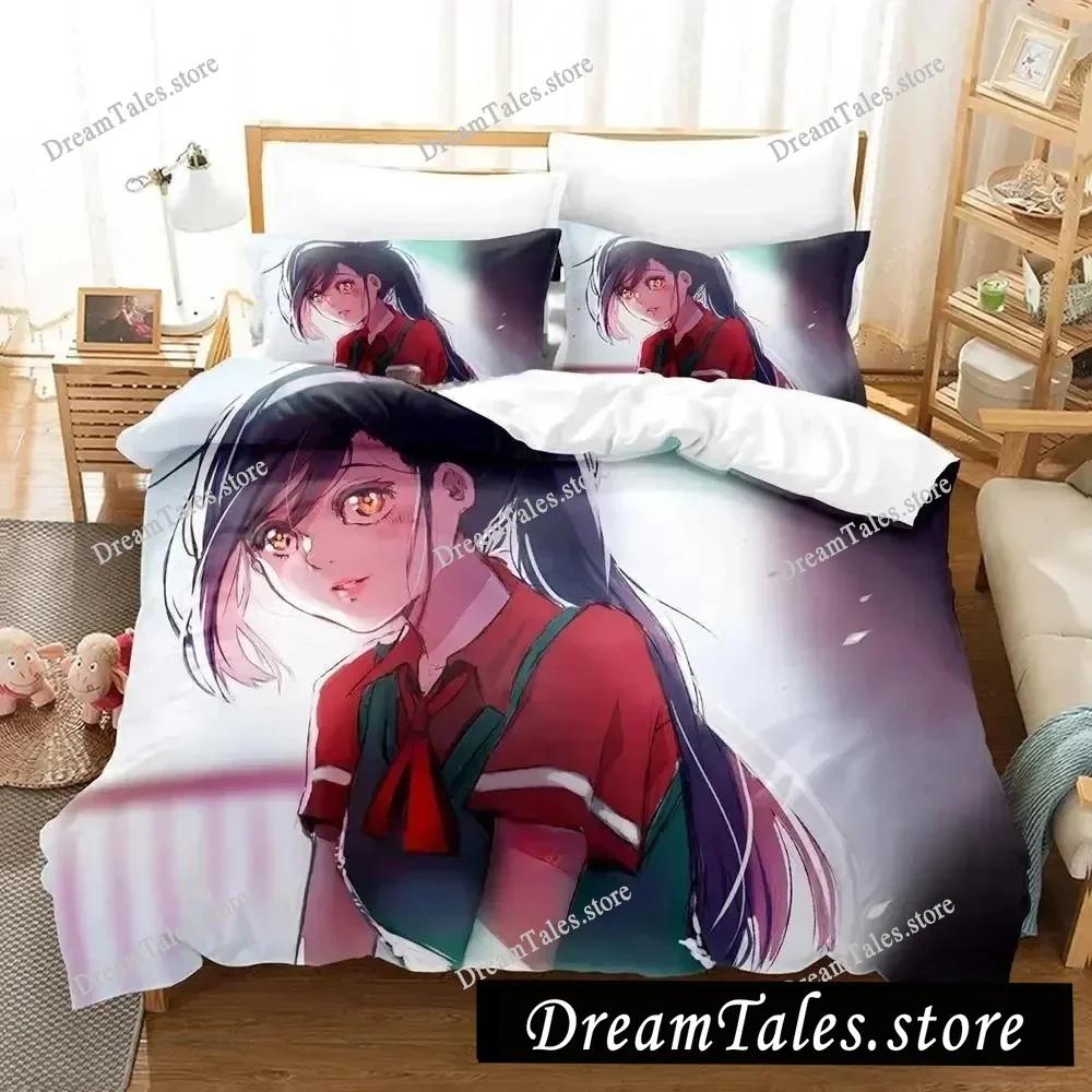 3D Printed Anime We Never Learn Bedding Set Duvet Cover Bedroom Comforter Single Twin King _Size Quilt Cover Home Textiles