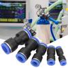 50Pcs PU 4 PU 6 PU 8 PU 10 PU 12 Plastic Straight Pneumatic Connector Air Quick Fittings
