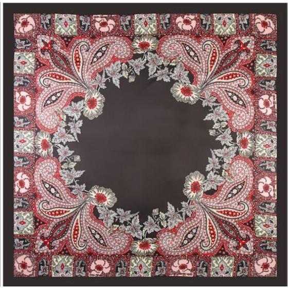 Fashion Scarf Women Luxury Brand Classical Cashew Hijab Silk Satin Shawl Scarf Foulard Square Head Scarves Wraps  New Design