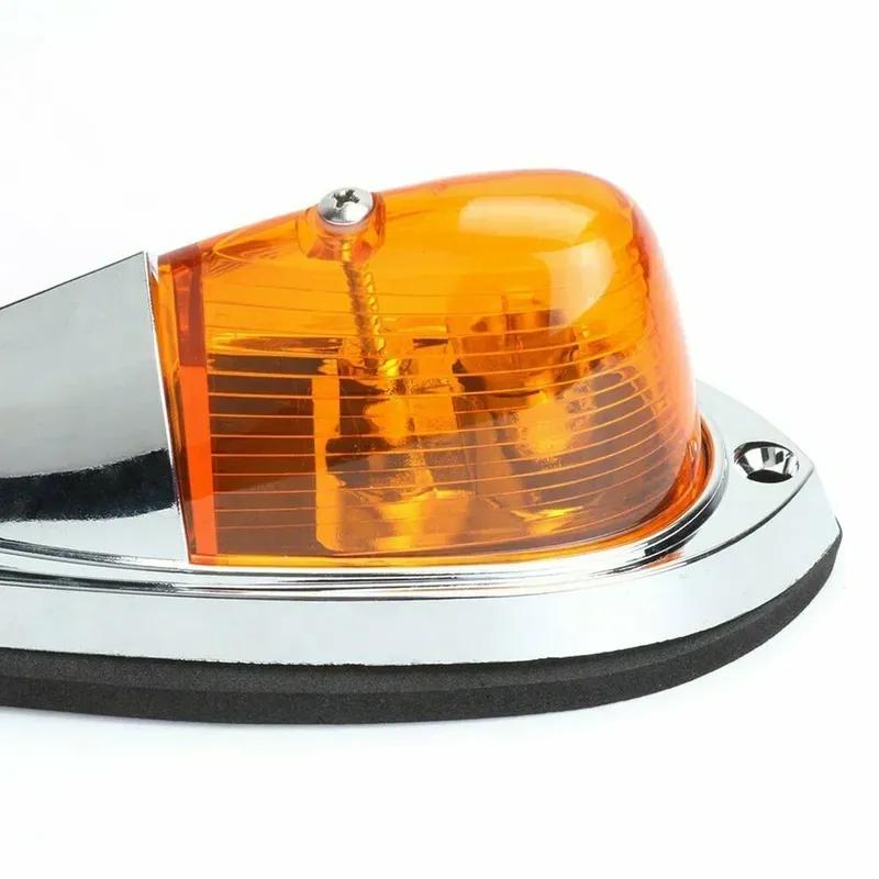 5pcs Car Amber Lights Cab Marker Roof Top Clearance Light For Dodge Ram Ford Truck Semi-Trailer Tractors Dump Truck