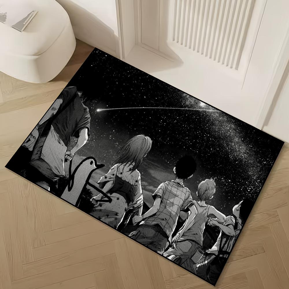 

Goodnight Punpun Door Mat Welcome Non-slip Floor Bedroom Kitchen Bath Balcony Hallway Rug Home Decoration Carpet 50x80cm