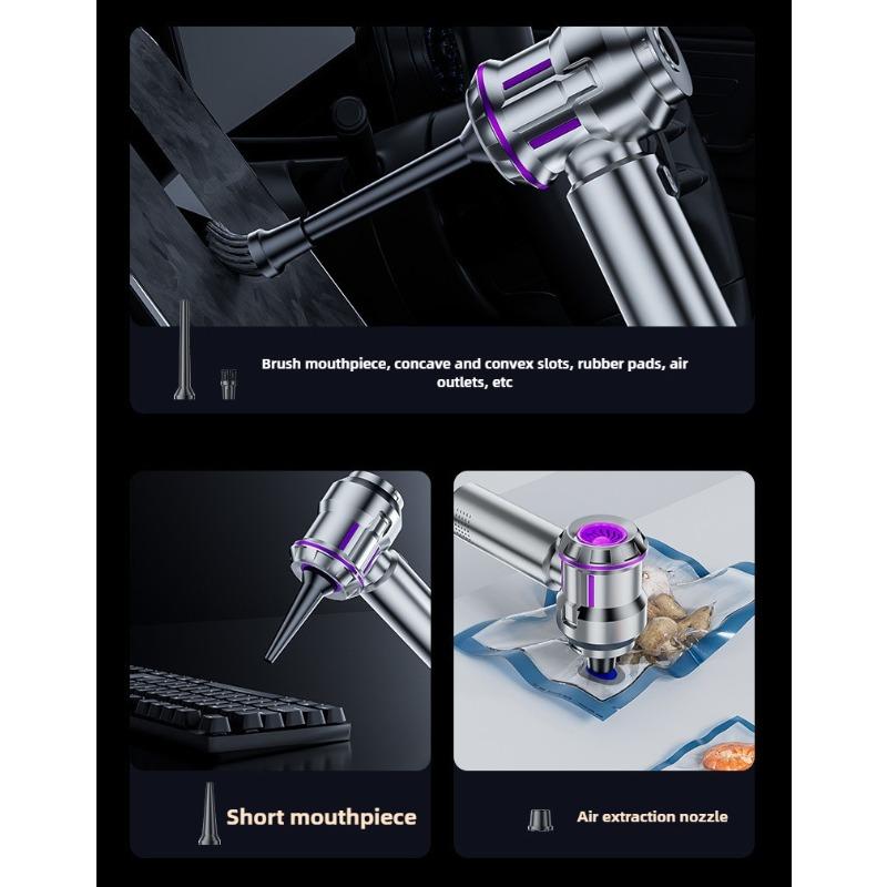 Cross-border Car Vacuum Cleaner, Brushless Motor, High-power Electric Dust Blower, Vacuum Inflator, Four-in-one Handheld