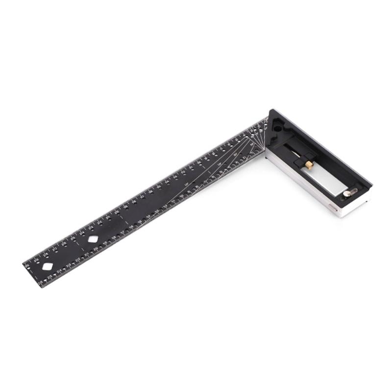 

Square L Shape Square 30-90 Degree Square with Marking Hole 12 Combination Square for Measuring Scribing
