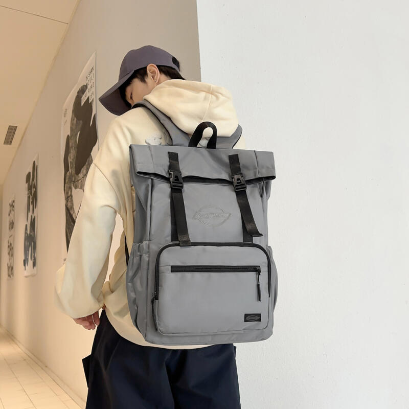 Lightweight Men's Large Capacity Backpack Junior High School Student Schoolbag Women's Travel Computer Backpack