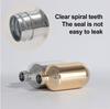 Electroplating Shampoo Bottle PET Press Type Lotion Empty Bottle Bathroom Shower Gel Large-Capacity Soap Dispenser