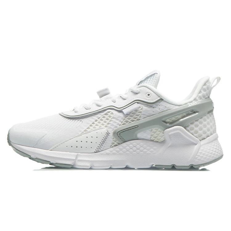 

New LiNing Mafia Breathable Cushioning Low Top Sports Casual Shoes Women s White Gray AGLR102-1 35