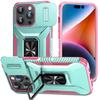 Coque Hybride Robuste Armor pour IPhone 16 Pro Max 15 11 12 13 14 Xs XR 8 7 Plus SE 2022 Fenêtre Coulissante Poussante Coque Otter Boîte Support Housse de Protection