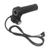 E-Motorcycle Throttle Grip Universal Electric Bicycle Scooter Wire Twist Throttle Grip with 2 Keys Waterproof Speed Controller