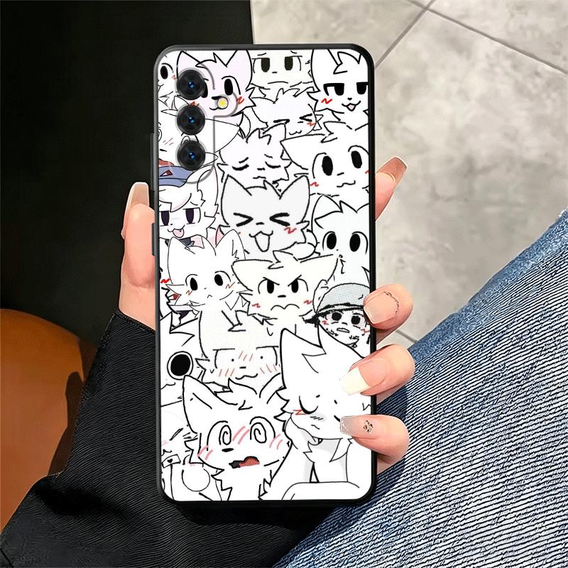 Cute B-Boykisser Catoon Soft Phone Case for Samsung A17 A37 A57 A16 A26 A36 A56 A15 A25 A35 A55 A14 A24 A34 A54 A13 A23 A33 A53