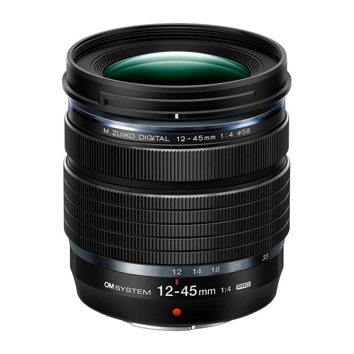 OM SYSTEM Olympus M.Zuiko Digital ED 12-45mm F4.0 PRO Micro Four Thirds Compact Zoom Lens Weather-Sealed Black 4.53 oz