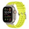Reinforced I‑Shape Texture Soft Silicone Replacement Watch Band Strap For Apple Watch 38/40/41/42mm