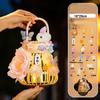 Traditionelle Rattan-Laternen im chinesischen Stil, Kaninchen-Blumen, DIY-Materialset, Laternen für das Mittherbstfest mit Licht, Handgefertigt