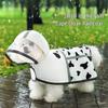 Cartoon Waterproof Full Coverage Raincoat for Small & Medium Dogs - Four-Legged Poncho for Rainy Day Outdoor Use