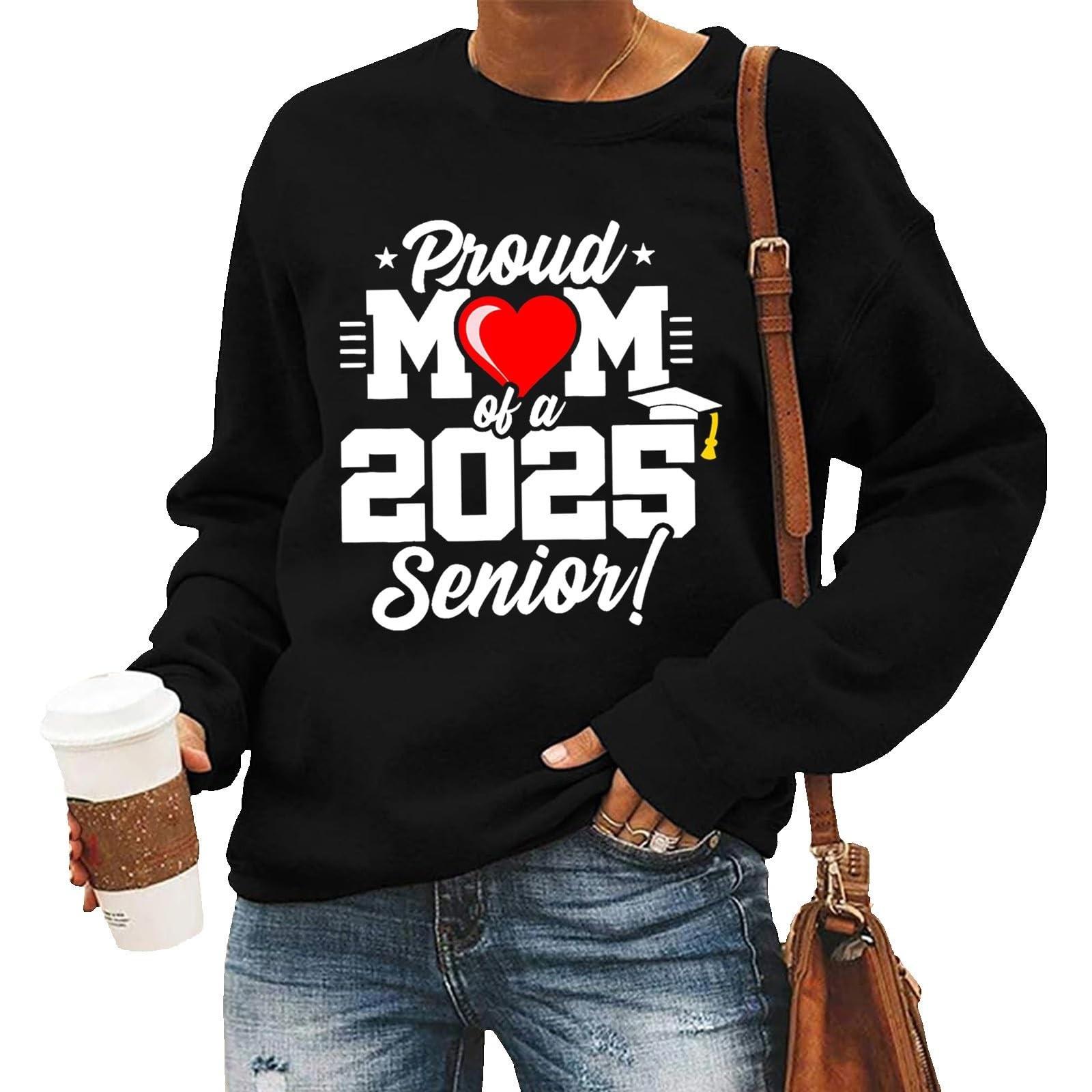 Женские топы с круглым вырезом и принтом из хлопка — фото 10