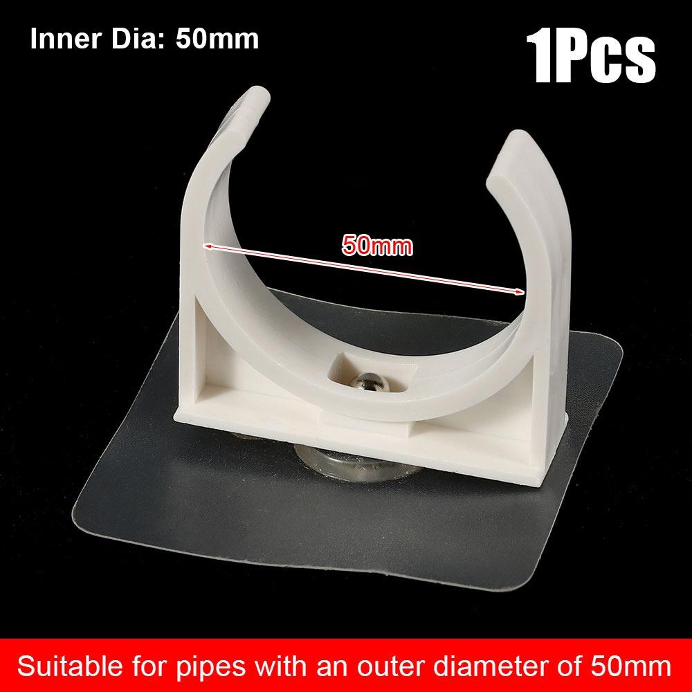 1/5Pcs Punch-free Water Tube Holder Garden Irrigation Tube Clip Connector Self-adhesive Pipe Clamp