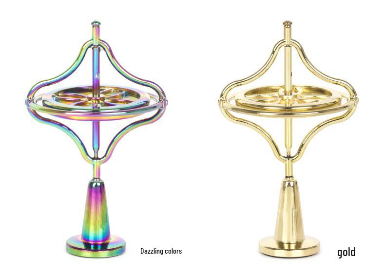 Buntes Metallkreisel Rotierendes Ornament Dekompressionsspielzeug