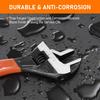 Adjustable Wrench Large Opening Long Short Handle Mini Monkey Spanner Rubber Wrapped Key Plumbing Pipeline Bathroom Tools