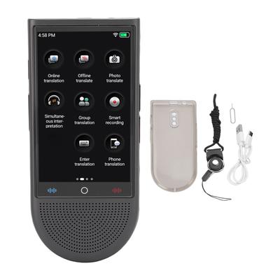 AI Smart Translator 4in Touchscreen 1GB 16GB Real Time 2 Way Translation 138 Languages Online Translation Portable