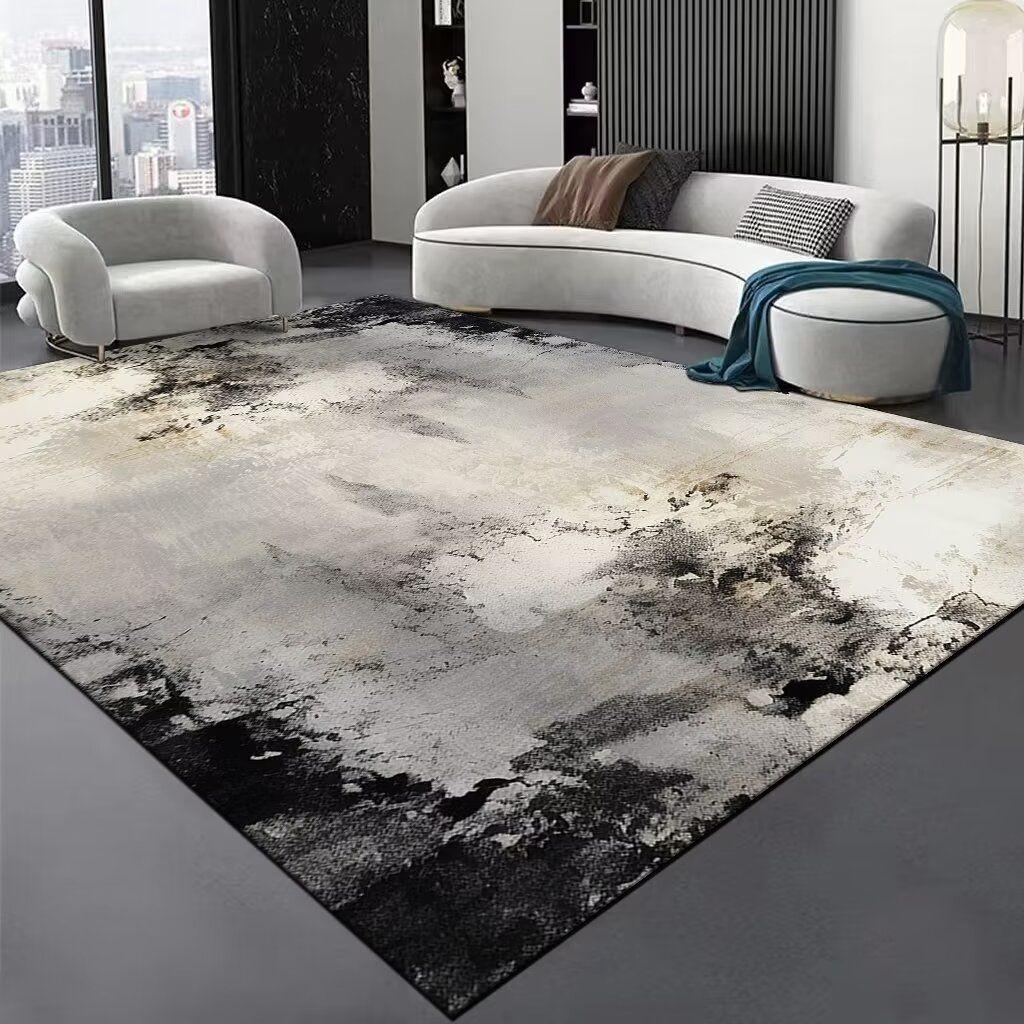 Luxe Abstract Tapijt voor Woonkamer Salontafels Huis Bankhoek Antislip Bestendig Vuil Tapijten 200×300 Decor Slaapkamer Vloermat 3.9x5.2ft(120x160cm)