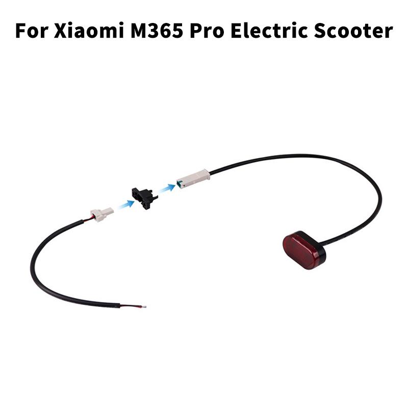 NEW Taillight Safety Warning Brake Stoplight Flashing Light For M365/Pro Electric Scooter Rear Tail Light Cable Buckle Parts