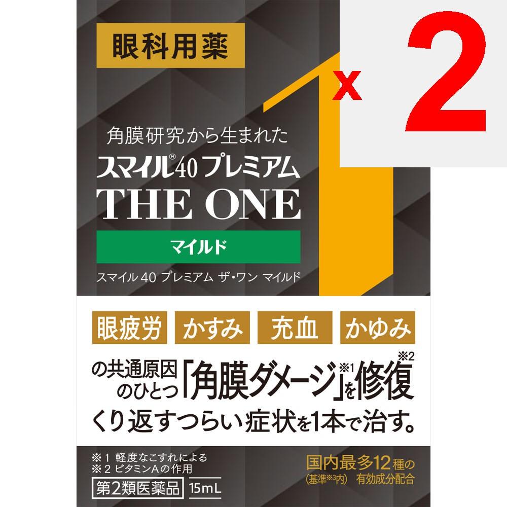 LION Smile 40 Premium The One Mild 15ml Eye Strain & Fatigued Eyes Eye Drops Indications: -Eye fatigue, blurred vision (e.g., when there is excessive