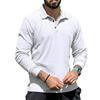 Men's Spring and Autumn Casual Lapel Long-sleeved T-shirt Slim Sports Lapel Polo Shirt Men's Fashion