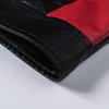 Men Coat Contrast Colors Stand Collar Motor Slim Vintage Classic Faux Leather Jacket for Biker