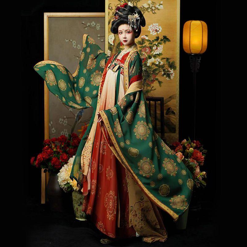

Оригинальный женский летний фасон Hanfu Tang Dynasty
