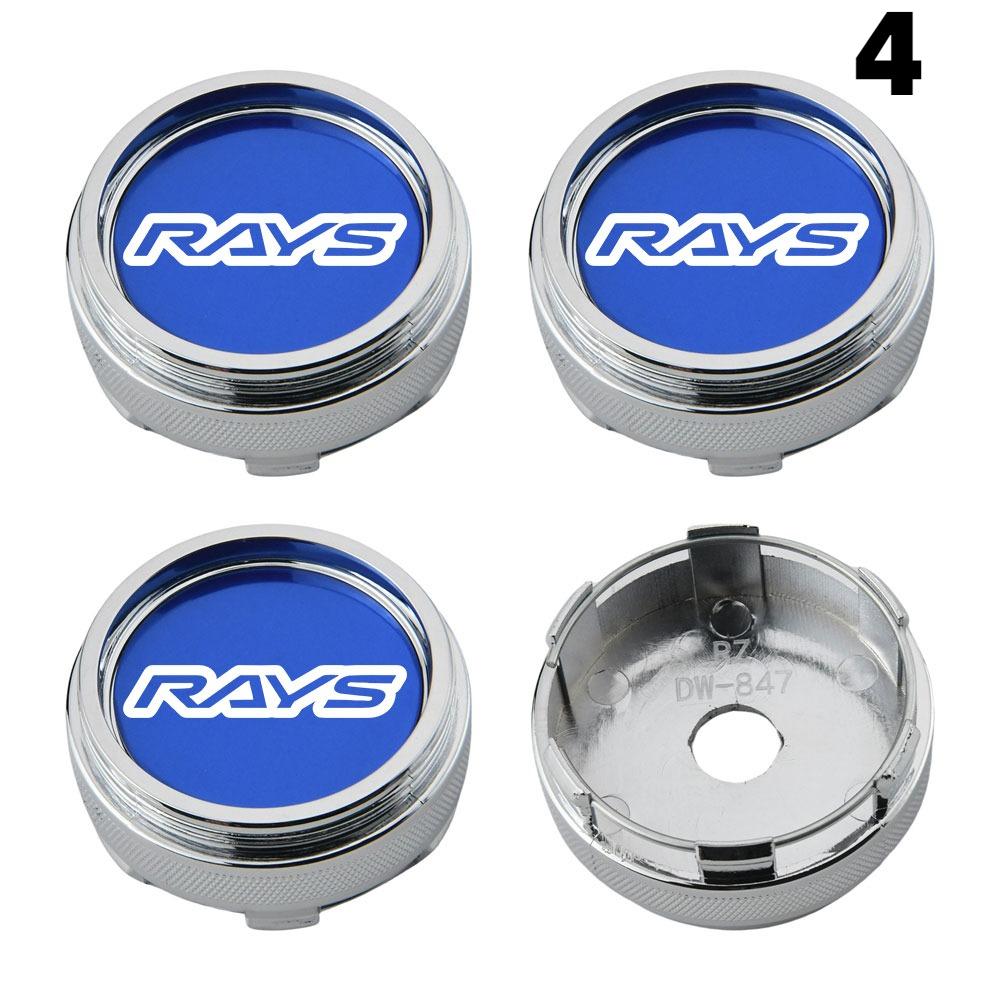 1 Zestaw/4 Szt. Średnica Zewnętrzna 66 MM / Średnica Wewnętrzna 62 MM Kołpaki Felg RAYS VOLK VR GRAM Logo Kołpak Środkowy Koła Pokrywa Koła Kołpaki Piasty Akcesoria do Opon Samochodów Sportowych