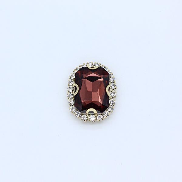 Kryształowe Szkło Ośmiokątny Pazur Diament Ozdoby do Włosów - DIY Akcesoria Dekoracyjne