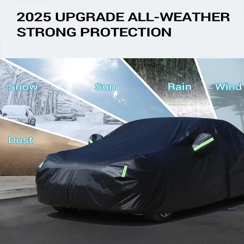 Full Car Cover for Aston Martin DB12 Outdoor Use - Waterproof Snowproof Sunshade, Winter & Summer Auto Protection Accessories