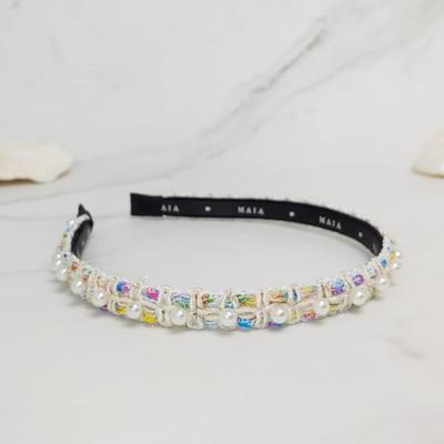 Pearl Bead Headband - Ivory