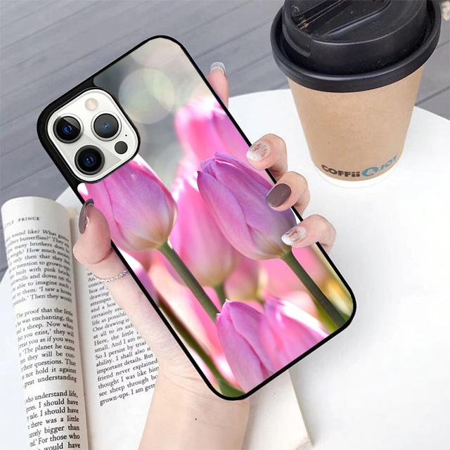 Tulips Flower Phone Case For Apple iPhone 17 Air Pro Max Plus Coque For iPhone 17 Air 14 15 16 13 12 Max Cover