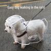 Transparent Cape Dog Raincoat