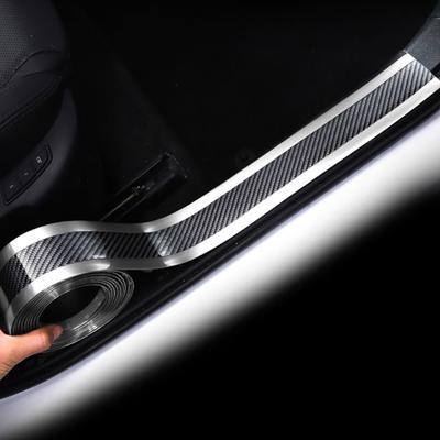 Car Trim Sticker Anti Scratch Anti-collision Carbon Fiber Car Bumper Door Edge Protect Sticker Car Styling