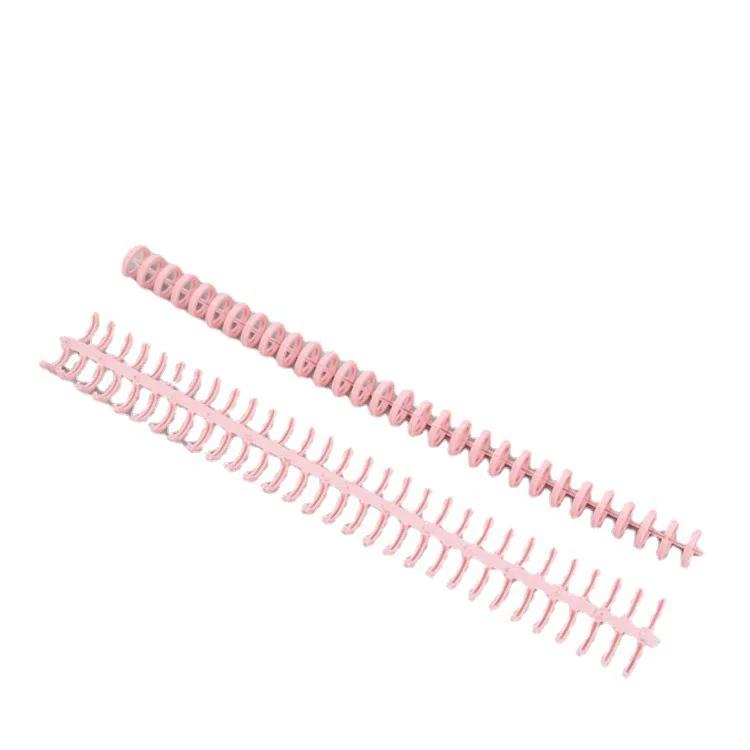 30-Hole Macaron Color Plastic Binder Ring Cuttable Homemade DIY Loose Leaf Notebook Scrapbook Journal Coil Book Binding Ring