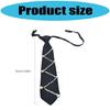 Elegant Detail Polyester Necktie Gender Neutral Design for Business Meetings Social Gatherings