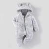 Baby Fall Winter Romper Onesie Newborn Infant Cotton Padded Footie Jumpsuit Long Sleeve