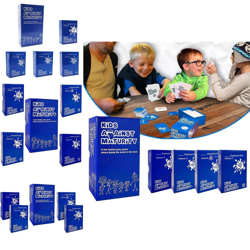 Fun-filled Kids Against Maturity Card Game For Friends And Family Parties