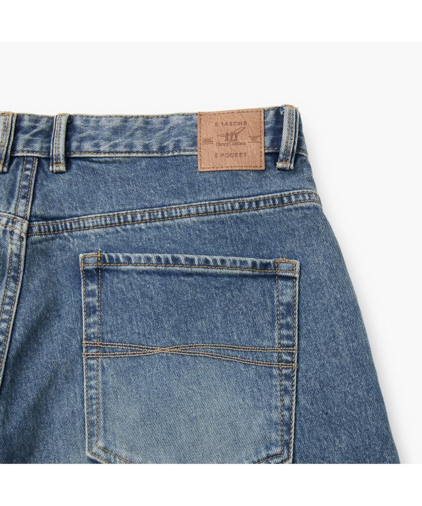 Henlikoteun Indigo Straight Denim Ahpam26121Ind