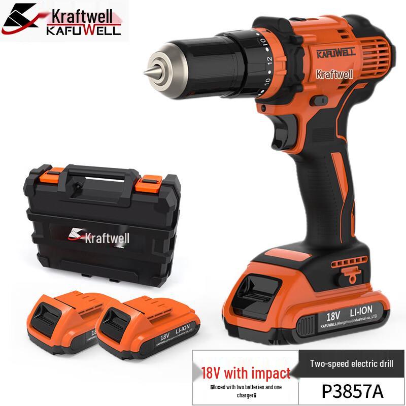 

Kraftwelle 18V Cordless Impact Drill Driver CN plug (adapter included)